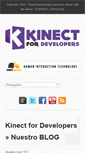 Mobile Screenshot of kinectfordevelopers.com